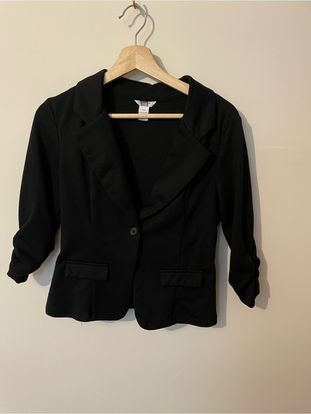 Black Women's Tailored Blazer Jacket